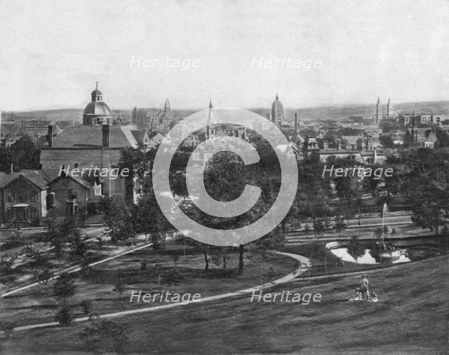 St Paul from Merriam's Hill, Minnesota, USA, c1900.  Creator: Unknown.