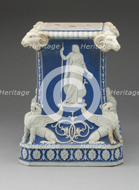 Pedestal, Burslem, c. 1785. Creator: Wedgwood.