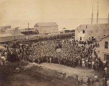 National Congregational Council at Plymouth Rock, June 22, 1865. Creator: John Adams Whipple.