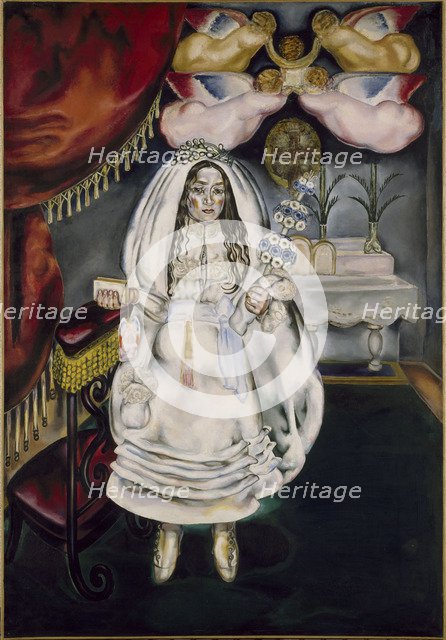 La comulgante (Girl at Her First Communion), 1914-1919.