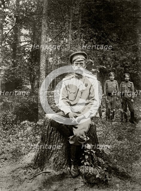 Nicholas II of Russia (1868-1918). March 1917.