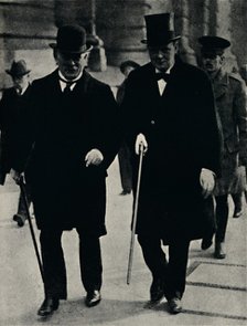 'With David Lloyd George', 1917, (1945).  Creator: Unknown.