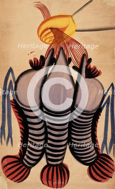 A Hand Holding Prawns, between 1875 and 1900. Creator: Unknown.