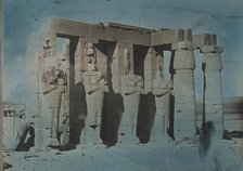 Ramesseum, Thebes, 1844. Creator: Joseph Philibert Girault De Prangey.