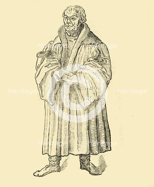 'Luther Preaching', c1500-1520, (1890).   Creator: Unknown.