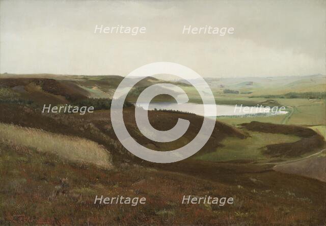 A Landscape near Bryrup, Jutland, 1888. Creator: Laurits Andersen Ring.