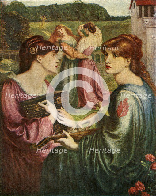 'The Bower Meadow', 1850-1872, (c1912). Artist: Dante Gabriel Rossetti.