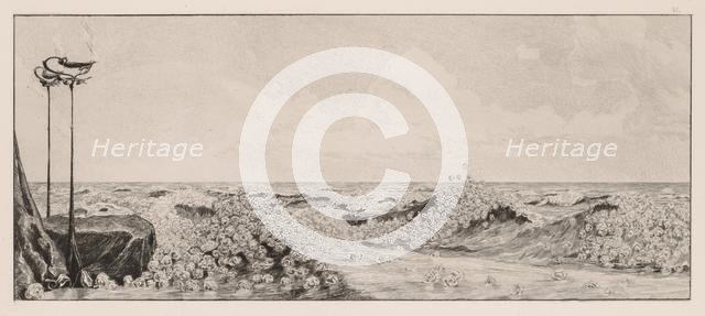 A Glove: Homage, 1880. Creator: Max Klinger (German, 1857-1920).