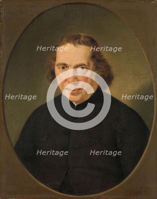 Portrait of Jan Nieuwenhuyzen, 1780-1806. Creator: Adriaan De Lelie.