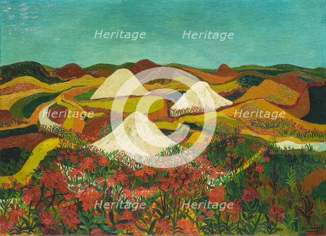 Chalk mountains, 1932. Creator: Scharl, Josef (1896-1954).