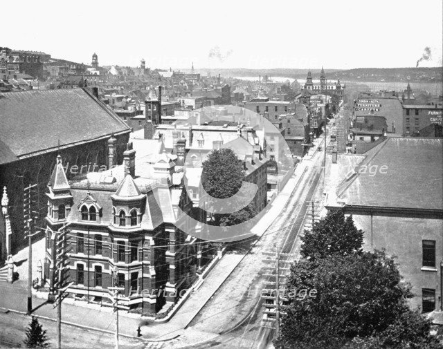 Barrington Street, Halifax, Nova Scotia, Canada, c1900. Creator: Unknown.