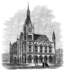 The Preston Guild Festival: the proposed townhall, 1862. Creator: Unknown.