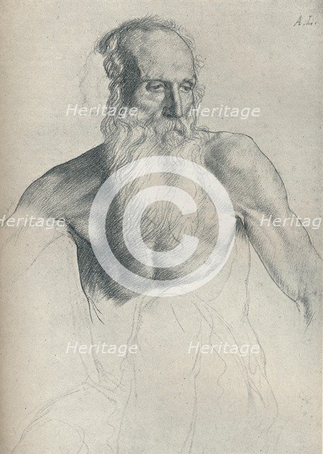 'Etude De Vieillard A Longue Barbe', c1895, (1923). Artist: Alphonse Legros.