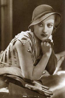 Joan Crawford, American actress, 1933. Artist: Unknown
