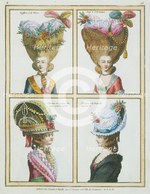 Galerie des modes et costumes francais ... (volume I), published 1778/1780. Creator: Unknown.
