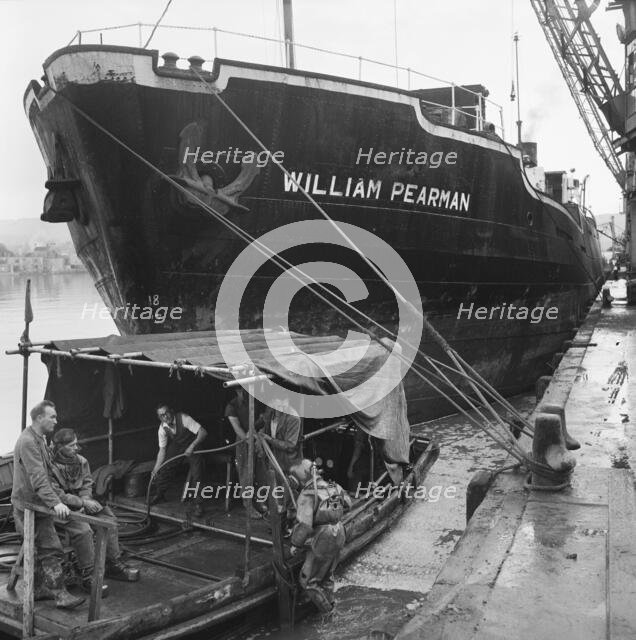 Plymouth Wharf, City of Plymouth, 14/09/1953. Creator: John Laing plc.