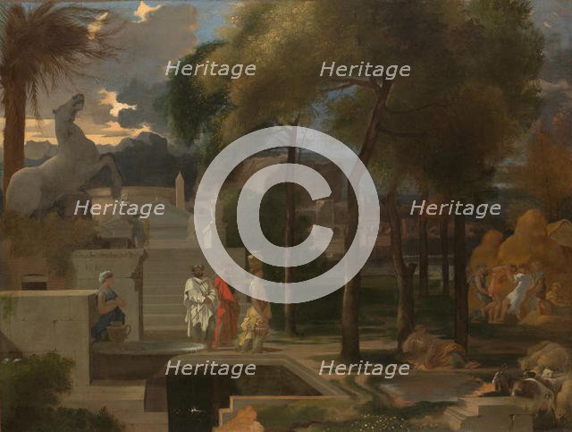 A Classical Landscape, probably 1660s. Creator: Sébastien Bourdon.