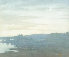 Twilight Landscape, c1880-1920. Creator: James Cadenhead.