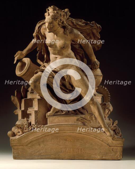 The City of Valenciennes Defending the Fatherland in 1793, between 1869 and 1873. Creator: Jean-Baptiste Carpeaux.