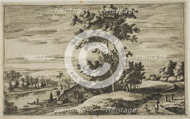 View Near Kampen, plate 4 from Views of Dutch Villages, c.1650. Creator: Roelant Roghman.