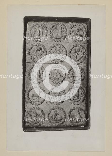 Springerle Mold, c. 1937. Creator: Charles Von Urban.