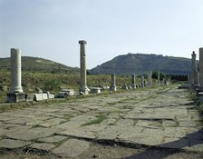 The Via Sacra (Sacred Way) from Pergamon to Asclepeium, Turkey, 1999. Creator: Unknown.