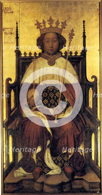 King Richard II of England, c1390.  Artist: Anon