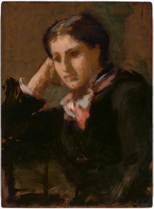 Charlotte Perkins Stetson Gilman, before 1880. Creator: Ellen Day Hale.