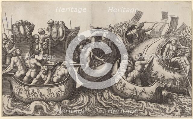 Naval Battle. Creator: Master of the Die.