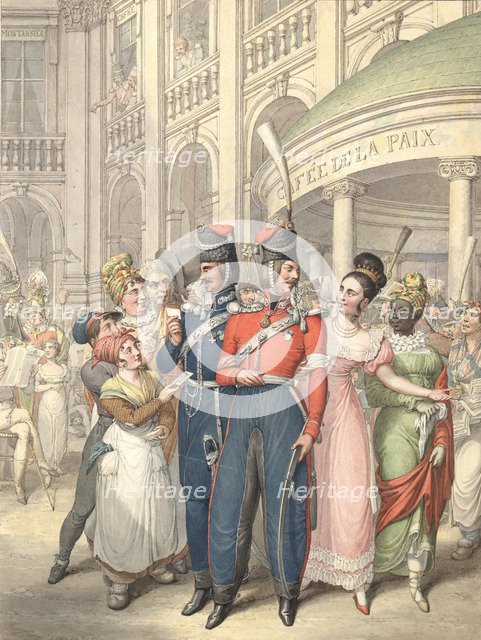 Russian Cossacks in Paris, 1914, 1814-1815.