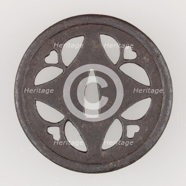 Sword Guard (Tsuba), Japanese, 16th century. Creator: Unknown.