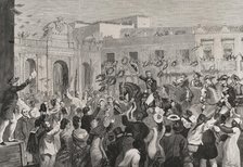 Triumphal entry of Martínez Campos into Havana on June 14, 1878. Creators: Juan Comba García, Andrés Ovejero.