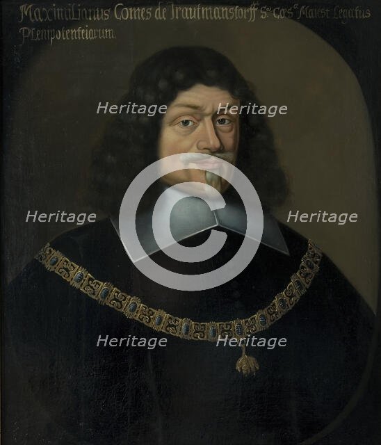 Maximilian von Trautmansdorff, 1584-1650, Count, c17th century. Creator: Anon.