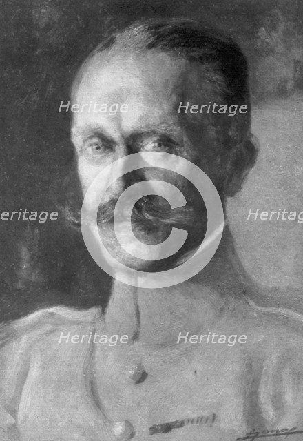 General Duval, head of the French air force, 1918. Artist: Unknown