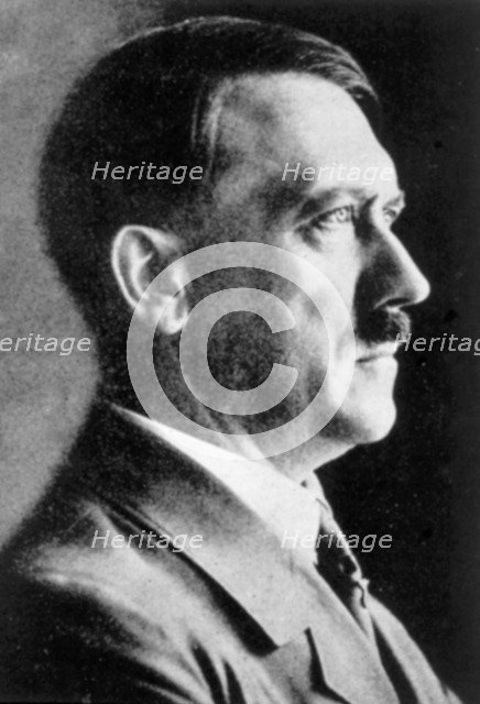 Adolf Hitler, German dictator, c1930s. Artist: Unknown