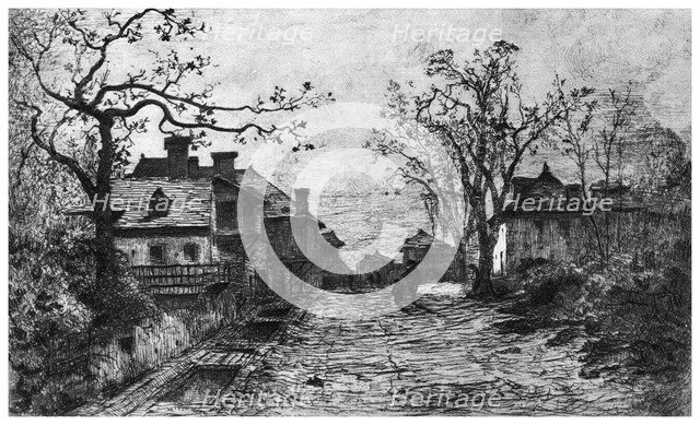 'Village of Artemare', c1820-1890 (1924). Artist: Adolphe Appian