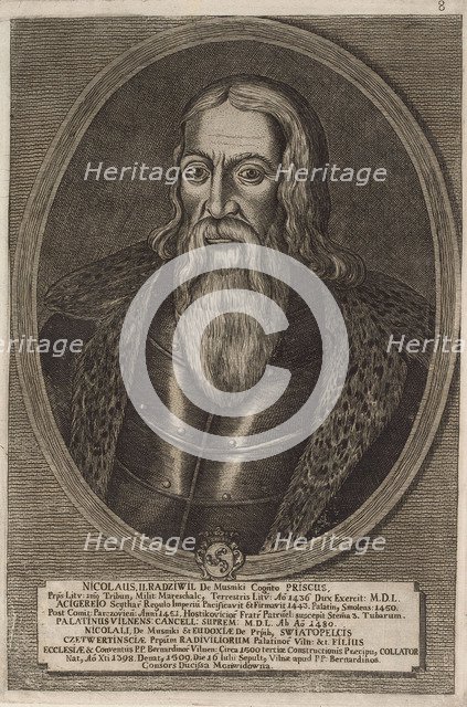 Nicolas II Radziwill the Old (ca 1450-1509). From: Icones Familiae Ducalis Radivilianae, 1758.