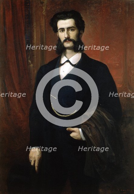 Portrait of Narcis Monturiol, Catalan inventor and politician.