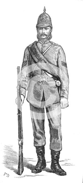The Scottish Volunteers: sergeant of the Border Rifles (Full Dress), 1881. Creator: Unknown.