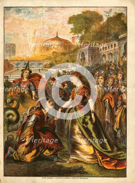 Illustration from: "Beauty and the Beast". (Gall & Inglis, Edinburgh), c1880. Creator: Anonymous.