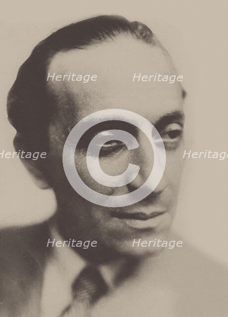 Portrait of the composer Paul Abraham (1892-1960), c1930. Creator: Anonymous ().