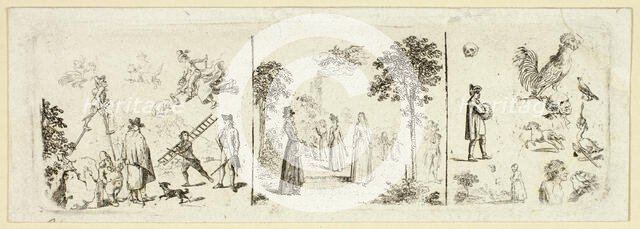 Various Sketches, 1800. Creator: Daniel Nikolaus Chodowiecki.