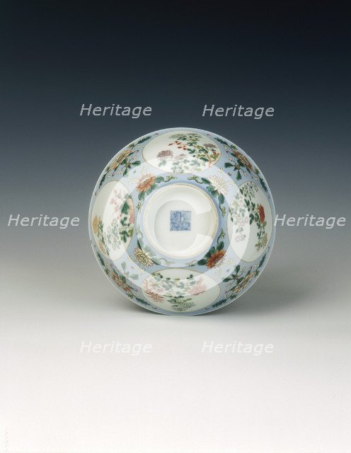 Famille rose bowl, Qing dynasty, China, 1736-1795. Artist: Unknown