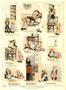 ''Perils of the Illiterate; After Sketches by Miss Emily Lees', 1888. Creator: Unknown.