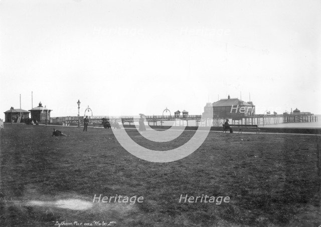 Lytham Pier, Lytham St Anne's, Lancashire, 1890-1910. Artist: Unknown