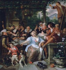 'Merry Company on a Terrace', c1673-1675. Artist: Jan Steen