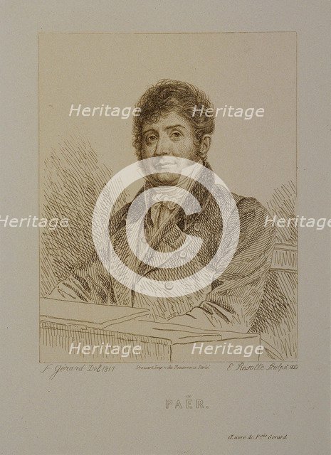 Portrait of the composer Ferdinando Paër (1771-1839).