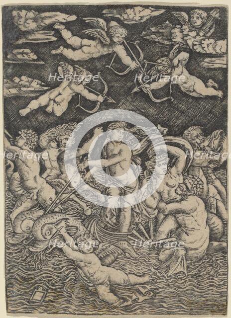 The Triumph of Galatea, c. 1520. Creator: Peregrino da Cesena.