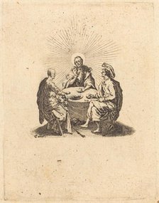 The Supper at Emmaus, 1618. Creator: Jacques Callot.