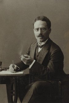 Portrait of Karl Liebknecht (1871-1919) , 1910. Creator: Anonymous.